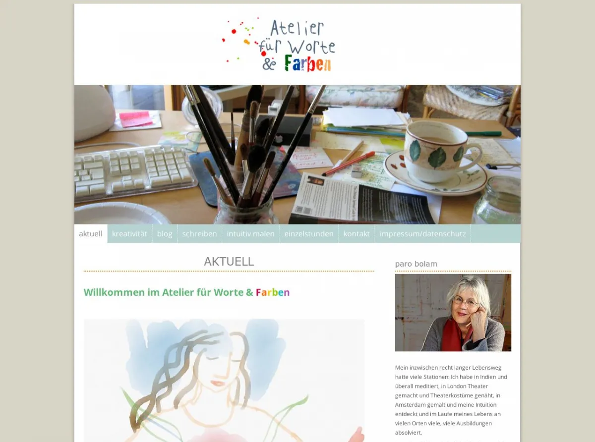 Paro Christine Bolam - Atelier für Worte & Farben