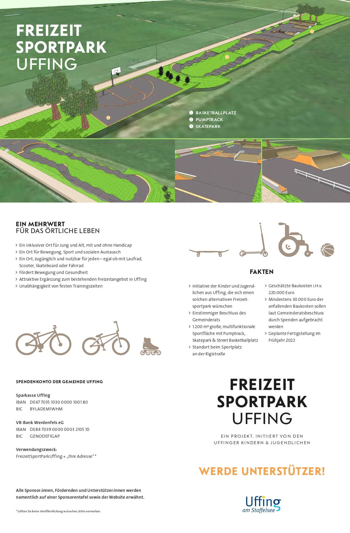 Freizeit Sport Park Uffing Flyer