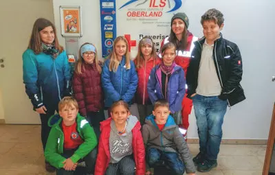 Die Jugend der Wasserwacht Uffing-Seehausen