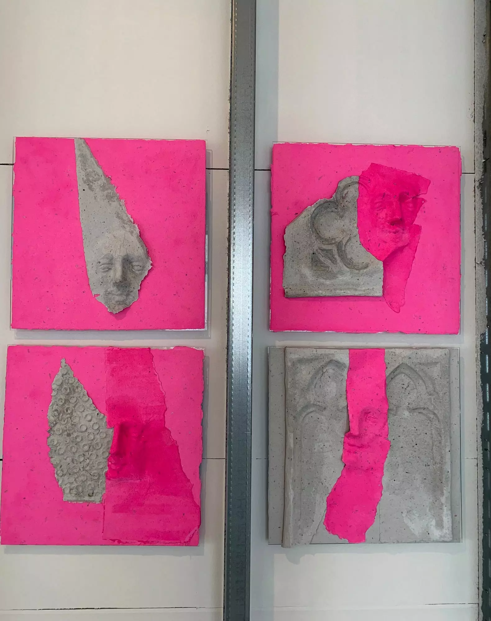 Margareta Biegert-Simm „Pink Lady“ - jeweils 40cm x 40cm, auf Plexiglas