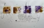 Isa Jauch „Steine“ - Büttenpapier, 60 x 40 cm, Air brush, Tusche, Spitzfeder (erwerbbar)
