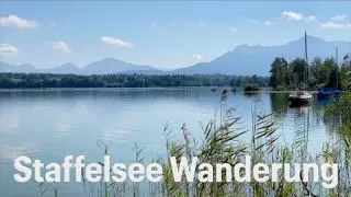 Staffelsee: Kleine Herbst-Rundwanderung bei Uffing (in 4K)